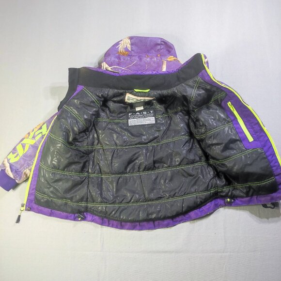 FXR Outdoor Child Squadron Jacket size 6 purple with outdoor design - Picture 5 of 13